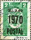 [Revenue Stamps - Overprinted "1970 POSTAL" and Surcharged, type BBZ16]