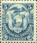 [Coat of Arms - New Design - Inscription "U.P.U 1896", type X]