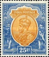 [King George V, 1865-1936 - New Watermark & Different Colors, type XBG11]