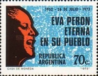 [Eva Peron Commemoration, type AFO]