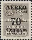 [Airmail - Consular Service Stamps Overprinted "AEREO" and Surcharged, type ACA]