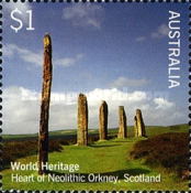 [World Heritage joint issue Australia - UK, type CJD]
