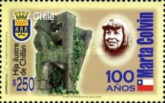 [The 100th Anniversary of the Birth of Martha Colvin, type BUO]
