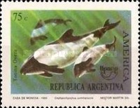 [America Issue - Endangered Animals, Whales & Dolphins, type BUR]