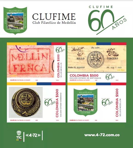 [The 60th Anniversary of the Medellin Philatelic Club, type ]