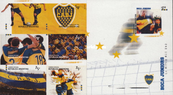 [Argentine Football Teams - Boca Juniors - Self Adhesive, type ]