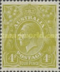 [King George V - New Watermark, type B46]