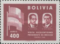 [Airmail - Visit of the Mexican President to Bolivia, type IF3]