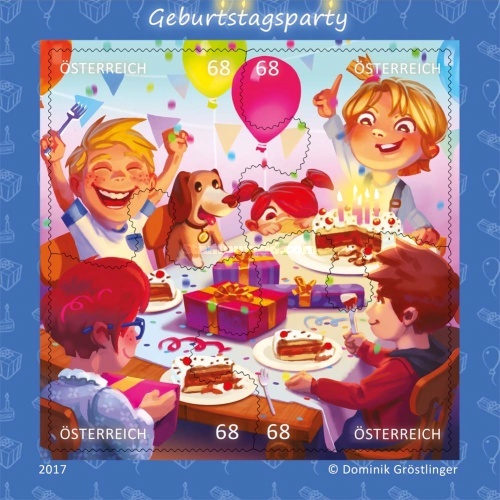 [Greetings Stamp - Birthday Party, type ]