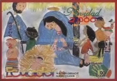 [Christmas - Children's Paintings, type XOV]