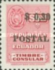 [Consular Service Stamps Overprinted "POSTAL" and Surcharged, type ZR]