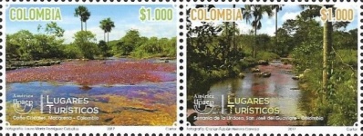 [America UPAEP Issue - Tourist Destinations, type ]
