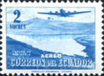 [Airmail - Douglas DC-4 over San Pablo Lake, type ACZ]