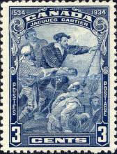 [The 400th Anniversary of Jacques Cartier's Landing in Canada, type CC]
