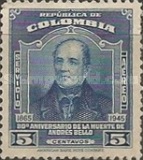 [Airmail - The 80th Anniversary of the Death of Andres Bello, 1781-1865, type OF]