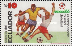 [Football World Cup - Mexico 1986, type BWS]