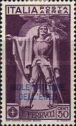 [Italy No. 313-15 Overprinted. Airmail - The 400th Anniversary of the Death of Francesco Ferruci, type H]