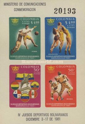 [Airmail - Bolivar Sport Games, Barranquilla, type ]