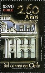 [The 260th Anniversary of Chilean Post, type BVB]