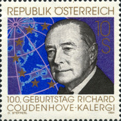 [The 100th Anniversary of the Birth of Richard Coudenhove-Kalergi, type BLW]
