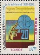 [Airmail - The 20th Anniversary of Organization of Petroleum Exporting Countries, type BQL]