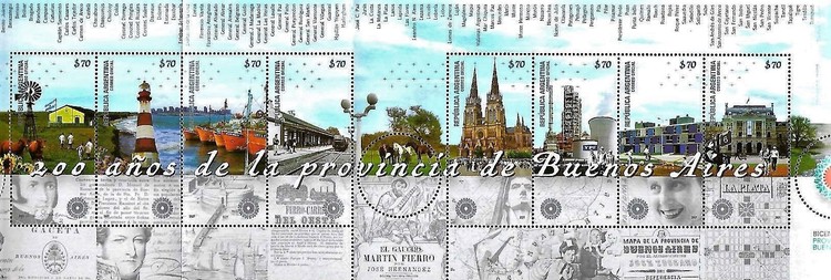 [The 200th Anniversary of the Province of Buenos Aires, type ]