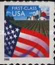[Flag over Farm - Self-Adhesive (34 cents), type DNP3]