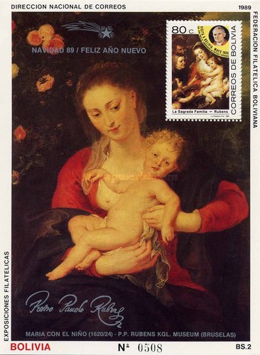 [Christmas - Painting by Peter Paul Rubens, type ]