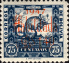 [Stamps of 1938-1939 Surcharged "1947 - Habilitada - Bs. 1.40", type CZ4]