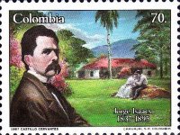 [The 150th Anniversary of the Birth of Jorge Isaacs, Writer, 1837-1895, type BBW]