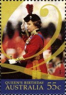[The Anniversary of the Birth of the Queen, type DEW]
