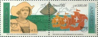 [America - The 500th Anniversary of the Discovery of America by Columbus, type ]