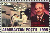 [The 100th Anniversary of the Birth of M. Topcubasov, Surgeon, type HM]