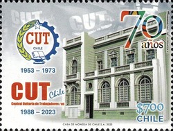 [The 70th Anniversary of the Workers' United Center of Chile, type CLY]