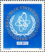 [The 20th Anniversary of the IAEA, type AOW]