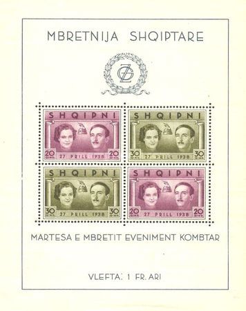 [Wedding of King Zog I & Countess Geraldine Apponyi, type ]