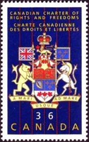 [The 5th Anniversary of Canadian Charter of Rights and Freedoms, type AJJ]