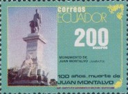 [The 100th Anniversary of the Death of Juan Montalvo, 1832-1889, type CAU]