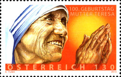 [The 100th Anniversary of the Birth of Mother Teresa, type CUW]