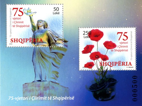 [The 75th Anniversary of the Liberation of Albania, type ]