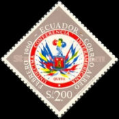 [Airmail - The 11th Inter-American Conference, Quito, type AJK]