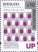 [Definitve - Berenjena - Issue of 2016 Surcharged and Overprinted "REVALORIZADO", type DYX1]