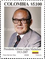 [The 1st Anniversary of the Death of Alfonso Lopez Michelsen, 1913-2007, type CGL]