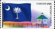 [Flags - Self-Adhesive Stamps (44 cents), type FWP]