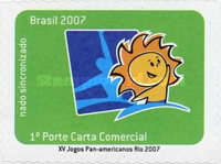 [The 15th Anniversary of the Pan American Games Rio - Self Adhesive Stamps, type EAB]