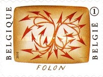[The Magic of Jean-Michel Folon. Self Adhesive, type DXB]