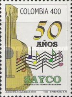 [The 50th Anniversary of Society of Colombian Authors and Composers, type BOA]