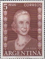 [Eva Peron, type MS]