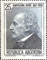 [The 150th Anniversary of the Birth of General Bartolome Mitre, type AEW]