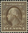 [Benjamin Franklin & George Washington - Greyish Blue Paper, type DW14]